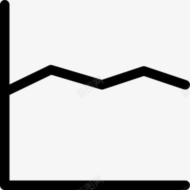 折线图图表统计图标图标