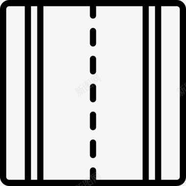 道路施工布局图标图标
