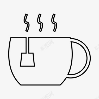茶饮料热饮图标图标