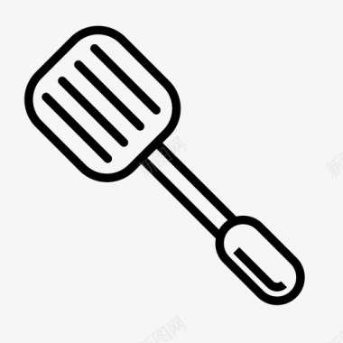 抹刀烹饪食物图标图标
