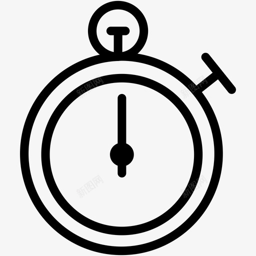 秒表时钟计数器图标svg_新图网 https://ixintu.com 体育游戏1 分钟 时钟 秒表 计数器