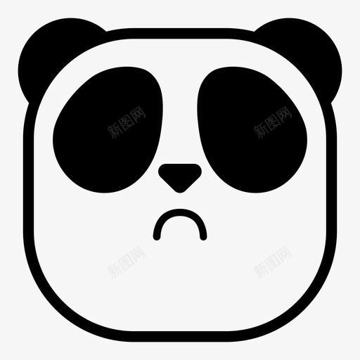 现在的熊猫情感不仅仅是版本图标svg_新图网 https://ixintu.com 不仅仅是版本 情感 现在的熊猫