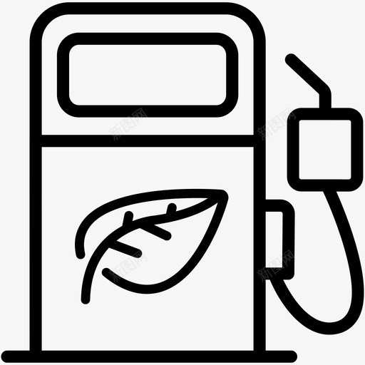 气泵保护生态图标svg_新图网 https://ixintu.com 保护 气泵 汽油 环境 生态 自然2