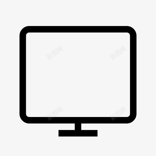桌面电脑设备图标svg_新图网 https://ixintu.com 东西 显示器 桌面 电脑 设备