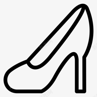 鞋跟商务教堂图标图标
