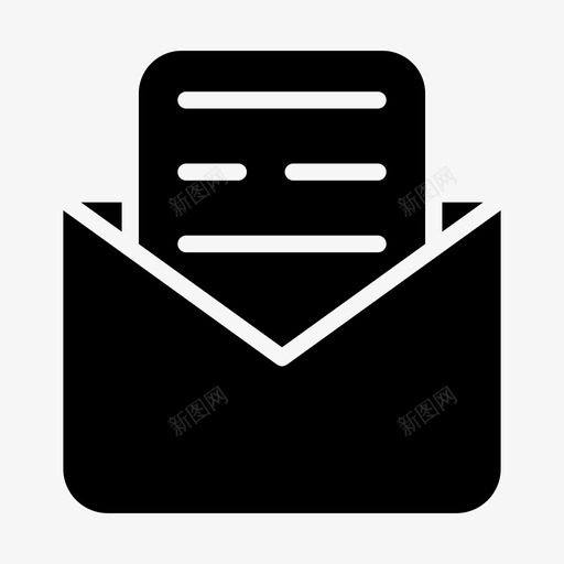 信件文件电子邮件图标svg_新图网 https://ixintu.com 信件 信件第2部分 收到信 文件 电子邮件 邮寄信件