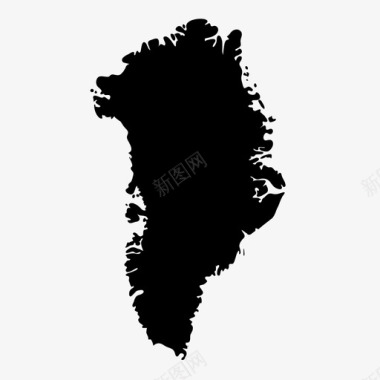 格陵兰制图地理图标图标