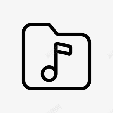 音乐文件夹备忘用户界面图标图标
