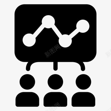 会议分析业务图标图标