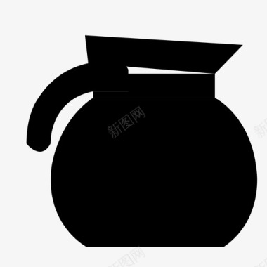 咖啡壶咖啡机食物图标图标