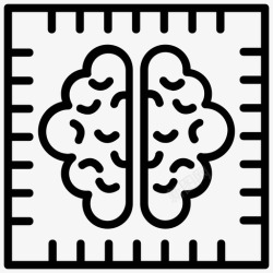 思维意识智能数据创意思维人脑图标高清图片