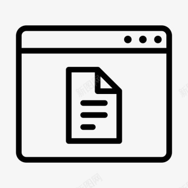 浏览器文档ui网站图标图标