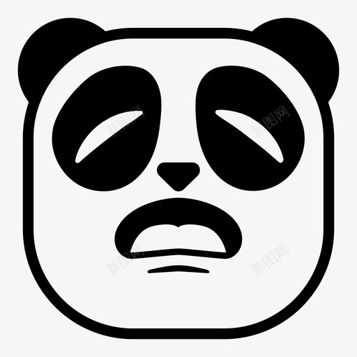 悲伤的熊猫表情符号嫉妒图标svg_新图网 https://ixintu.com 嫉妒 悲伤的熊猫 表情符号 韩娜表情熊猫版