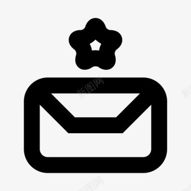 新邮件信封界面ios优化图标图标