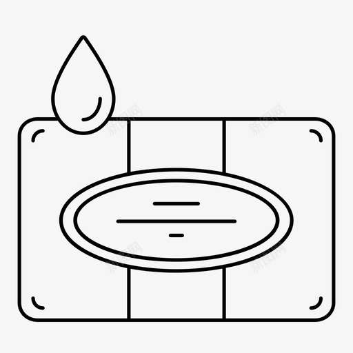 香皂浴皂清洁剂图标svg_新图网 https://ixintu.com 洗脸皂 浴室 浴皂 清洁剂 香皂