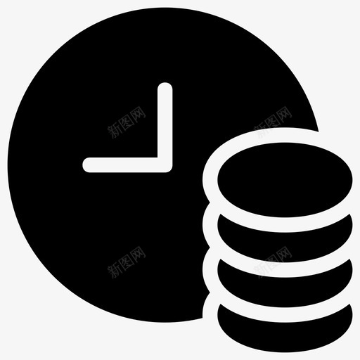 business-48px-glyph_money-timesvg_新图网 https://ixintu.com business-48px-glyph_money-time