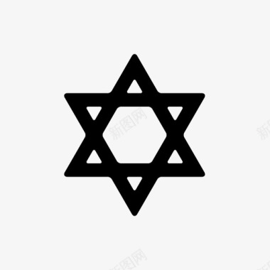 犹太教大卫之星犹太人图标图标
