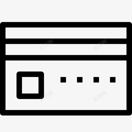 信用卡动作主控图标svg_新图网 https://ixintu.com 主控 付款 信用卡 动作 平面轮廓动作