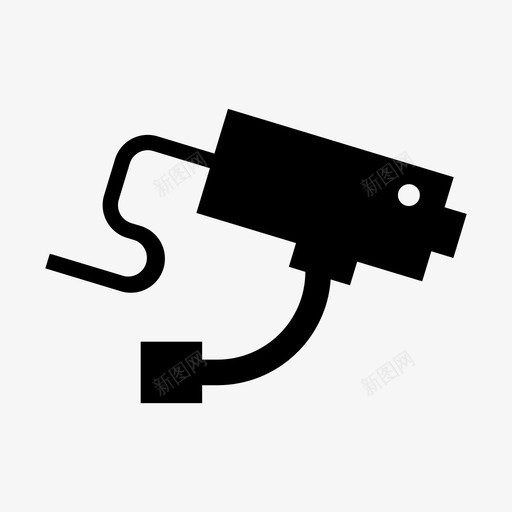保安摄像机闭路电视设备图标svg_新图网 https://ixintu.com 保安摄像机 安全 设备 闭路电视