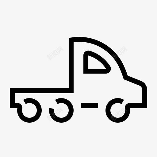 集装箱卡车车辆图标svg_新图网 https://ixintu.com 车辆 集装箱卡车