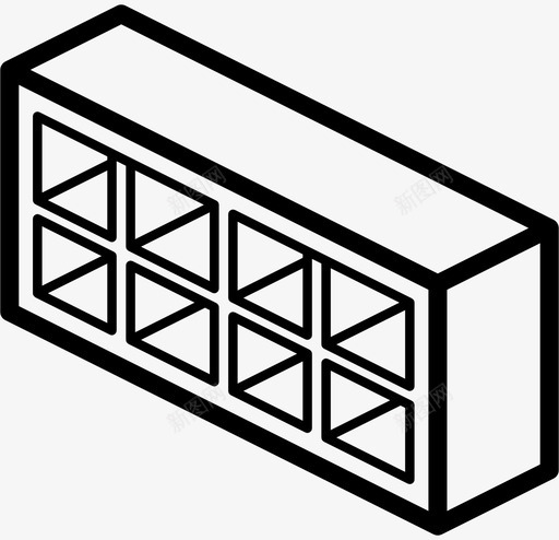 鸽子洞家具房子图标svg_新图网 https://ixintu.com 家具 家具轮廓 房子 架子 鸽子洞