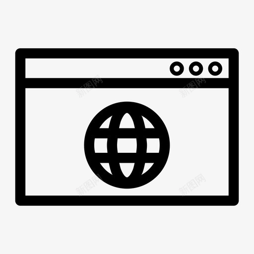 全球浏览器互联网通知图标svg_新图网 https://ixintu.com 互联网 全球浏览器 在线活动 网络浏览器 通知