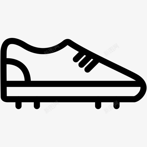 赛车鞋鞋钉健身图标svg_新图网 https://ixintu.com 健身 社交媒体6 赛车鞋 跑步 运动 鞋钉