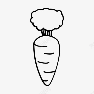 胡萝卜食用食品图标图标