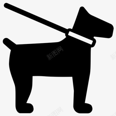 狗动物皮带图标图标