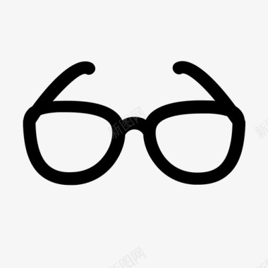 眼镜配件优雅图标图标