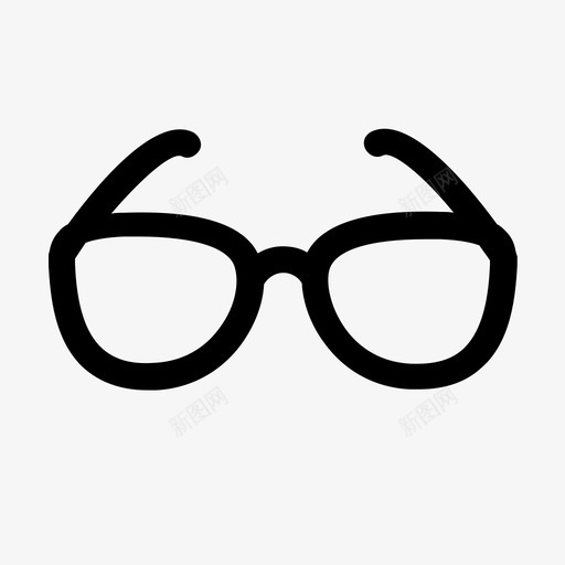 眼镜配件优雅图标svg_新图网 https://ixintu.com 优雅 时尚 时尚配饰 眼镜 配件