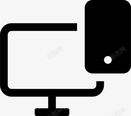 数字设备桌面显示器图标图标