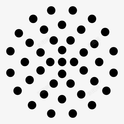 点圆粒子图标svg_新图网 https://ixintu.com 几何图形 圆 点 粒子