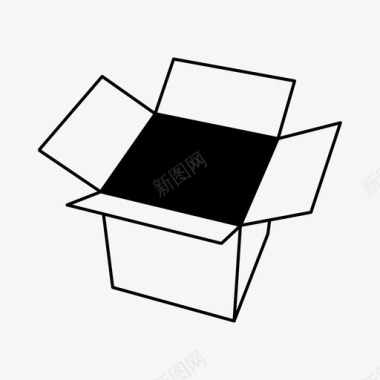 盒子空盒子图标图标