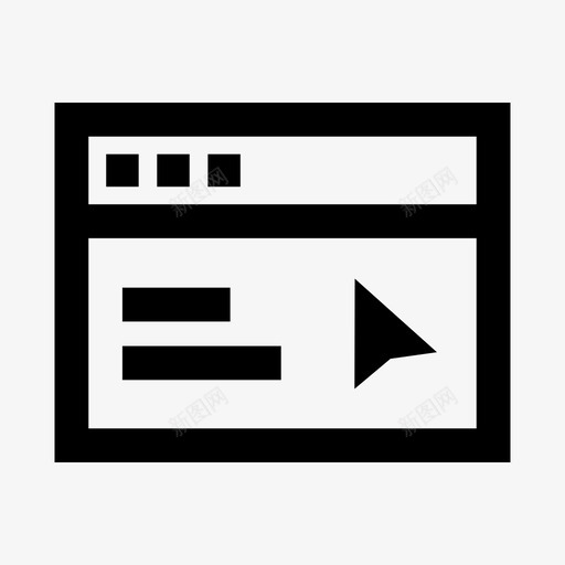 浏览点击互联网图标svg_新图网 https://ixintu.com 互联网 六边形直线 浏览 点击 窗口