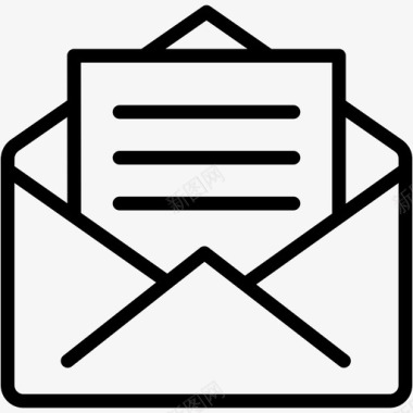 电子邮件通信信函图标图标