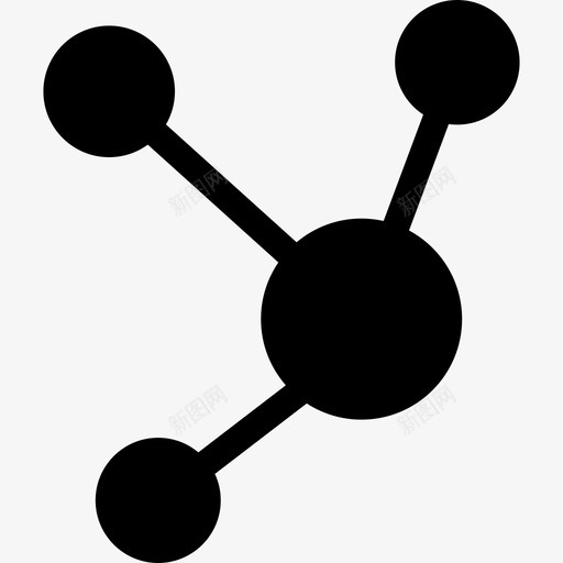分子结构教育保健图标svg_新图网 https://ixintu.com 保健 分子结构 教育