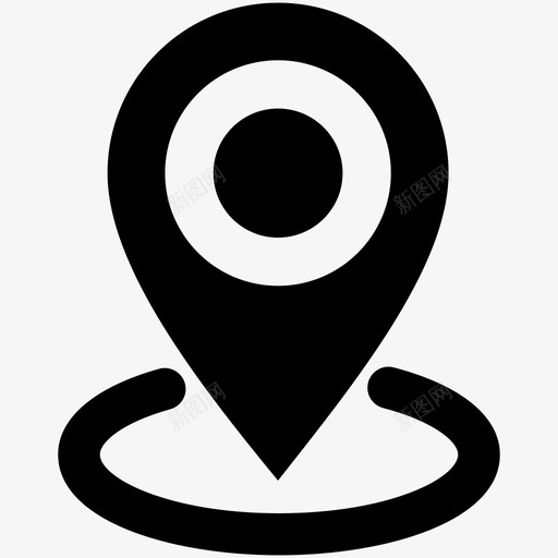 定位-面svg_新图网 https://ixintu.com 定位-面