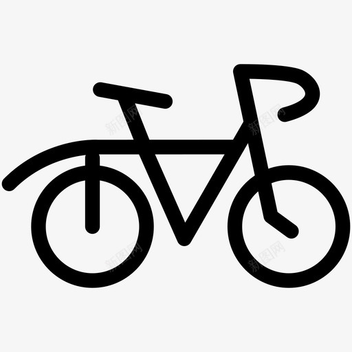 自行车运动旅行图标svg_新图网 https://ixintu.com 交通 旅行 自行车 运动