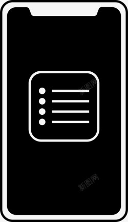 手机提醒事项APPiphonex提醒应用程序智能手机图标高清图片