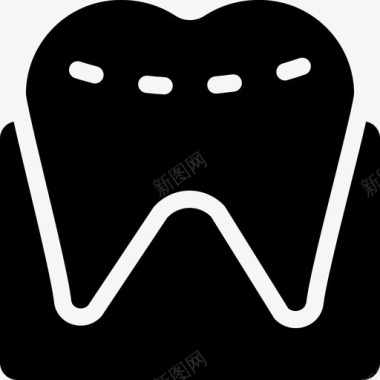 蛀牙牙医卫生图标图标