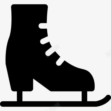 左溜冰鞋靴教育型图标图标
