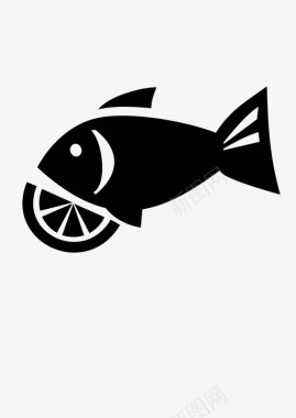 鱼厨师食物图标图标