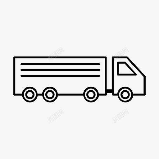 卡车马车送货图标svg_新图网 https://ixintu.com 卡车 搬运工 机器 送货 马车