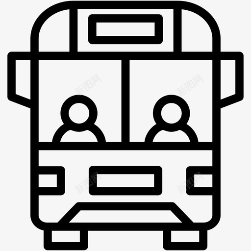 公共汽车运输旅行图标svg_新图网 https://ixintu.com 公共汽车 旅行 车辆 运输 运输1