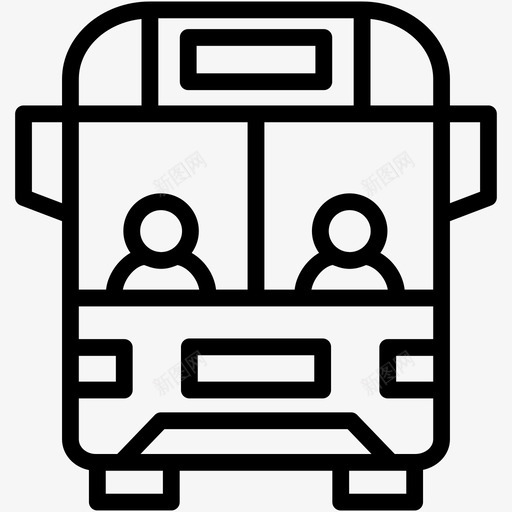 公共汽车运输旅行图标svg_新图网 https://ixintu.com 公共汽车 旅行 车辆 运输 运输1