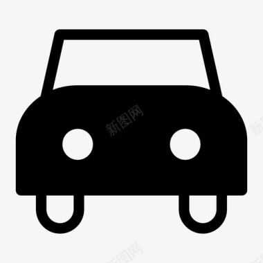 汽车汽车配件小型汽车图标图标