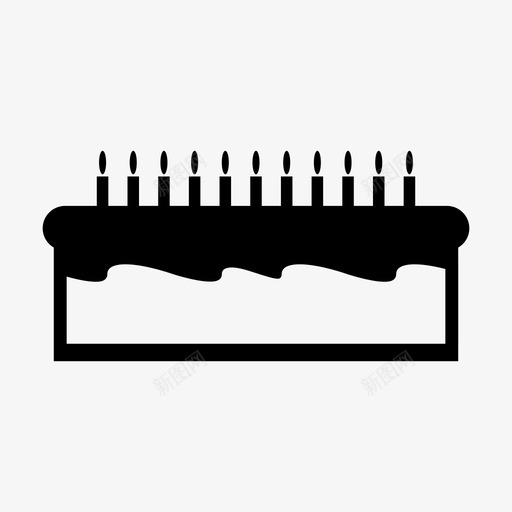 蛋糕生日蛋糕巧克力蛋糕图标svg_新图网 https://ixintu.com 巧克力蛋糕 甜蛋糕 生日蛋糕 蛋糕