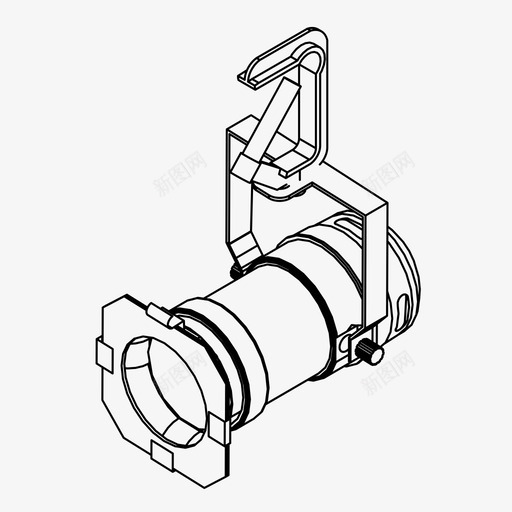 布景灯电影院电影图标svg_新图网 https://ixintu.com 工作室灯 布景灯 电影 电影院 电视