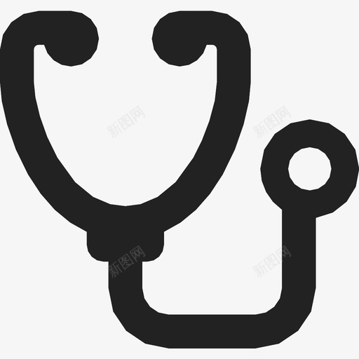 听诊器检查医生图标svg_新图网 https://ixintu.com 医学 医生 听诊器 检查 观察